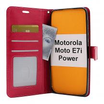 Crazy Horse Wallet Motorola Moto E7i Power