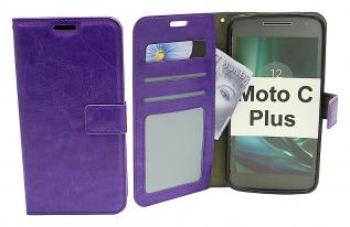 Crazy Horse Wallet Moto C Plus