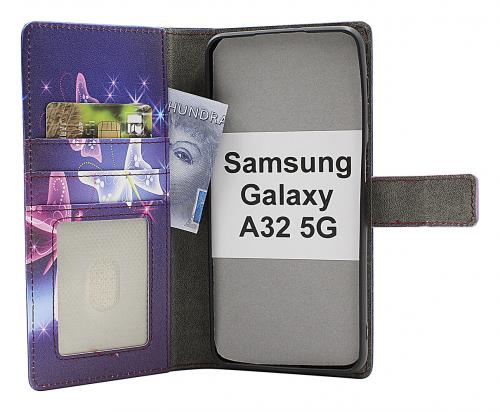 Skimblocker Samsung Galaxy A32 5G Lommebok Deksel Design