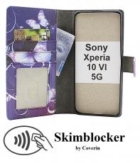 Skimblocker Sony Xperia 10 VI 5G Lommebok Deksel Design