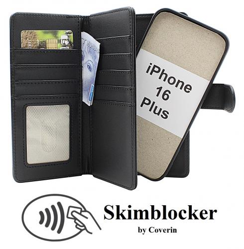 Skimblocker iPhone 16 Plus XL Magnet Lommebok Deksel