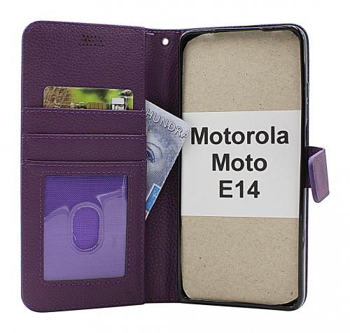 New Standcase Motorola Moto E14 Lommebok