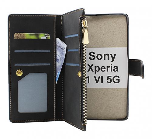 XL Sony Xperia 1 VI 5G Luksus Lommebok Deksel