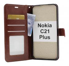 Crazy Horse Wallet Nokia C21 Plus