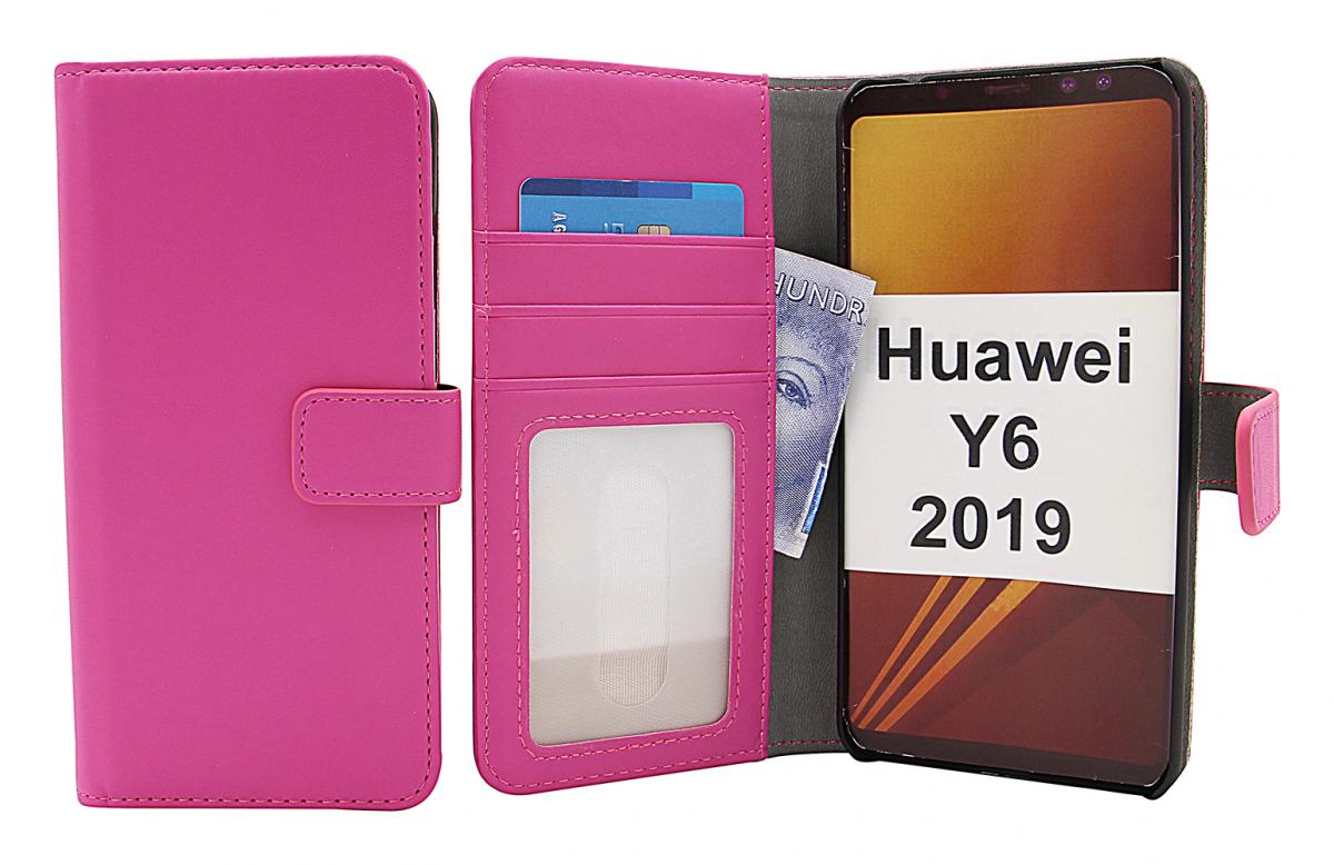 Skimblocker Magnet Wallet Huawei Y6 2019