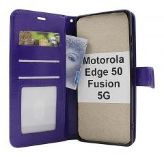 Crazy Horse Motorola Edge 50 Fusion 5G Lommebok Deksel