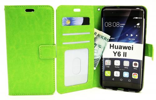 Crazy Horse Wallet Huawei Y6 II