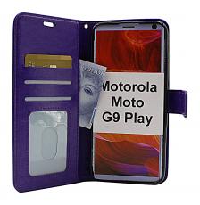 Crazy Horse Wallet Motorola Moto G9 Play