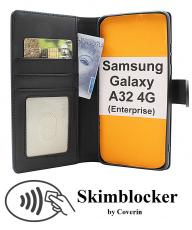 Skimblocker Samsung Galaxy A32 4G Lommebok Deksel