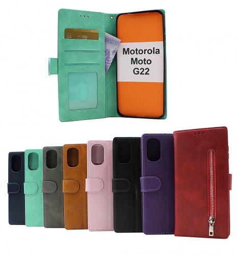 Zipper Standcase Wallet Motorola Moto G22