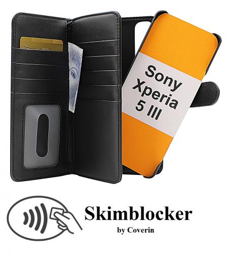 Skimblocker XL Magnet Wallet Sony Xperia 5 III (XQ-BQ52)