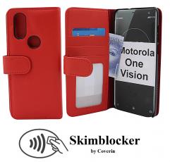 Skimblocker Lommebok-etui Motorola One Vision