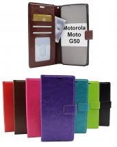 Crazy Horse Wallet Motorola Moto G50