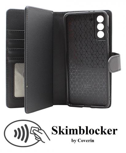 Skimblocker Samsung Galaxy S21 Plus 5G XL Magnet Lommebok Deksel