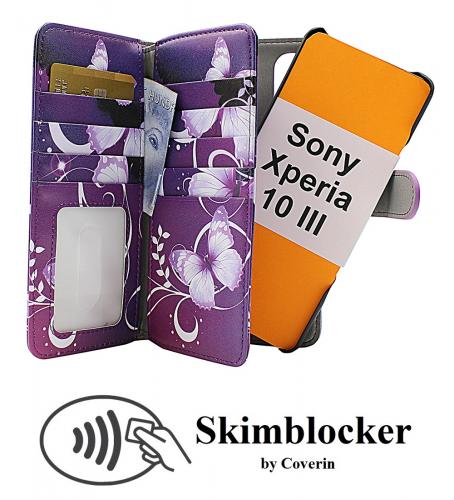 Skimblocker XL Magnet Designwallet Sony Xperia 10 III (XQ-BT52)