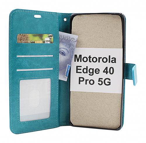 Crazy Horse Wallet Motorola Edge 40 Pro 5G