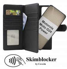 Skimblocker Motorola Moto G24 Power XL Magnet Lommebok Deksel