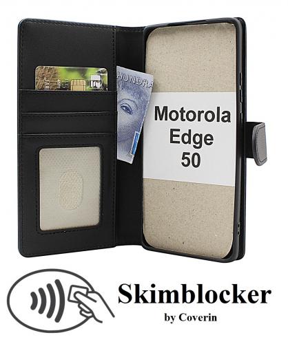 Skimblocker Motorola Edge 50 Lommebok Deksel