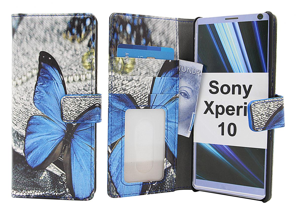 Skimblocker Magnet Designwallet Sony Xperia 10