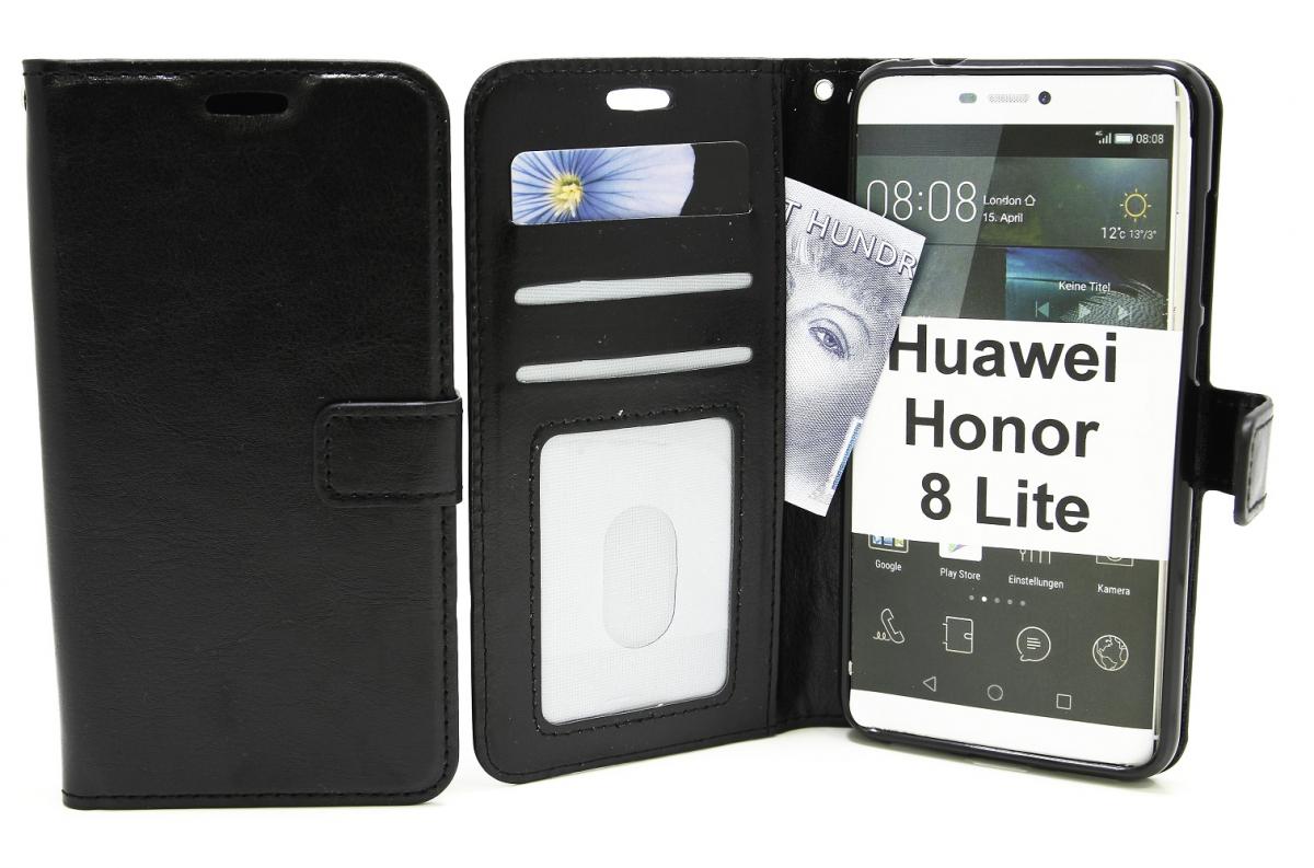 Crazy Horse Wallet Huawei Honor 8 Lite