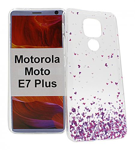 TPU Designdeksel Motorola Moto E7 Plus