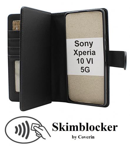 Skimblocker Sony Xperia 10 VI 5G XL Lommebok Deksel