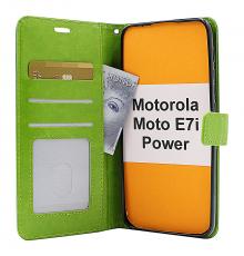 Crazy Horse Wallet Motorola Moto E7i Power