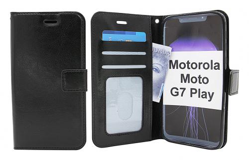 Crazy Horse Wallet Motorola Moto G7 Play