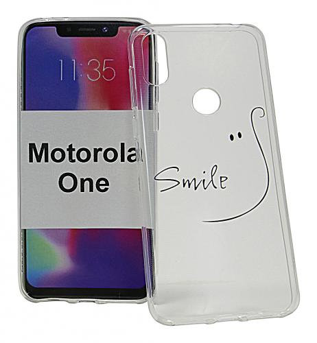 TPU Designdeksel Motorola One