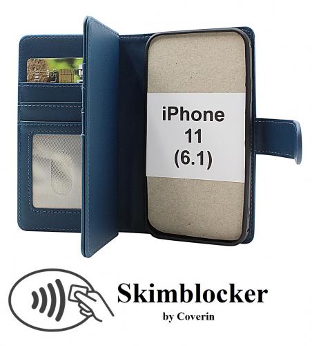 Skimblocker iPhone 11 (6.1) XL Magnet Lommebok Deksel