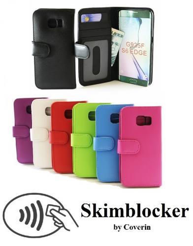 Skimblocker Lommebok-etui Samsung Galaxy S6 Edge (G925F)