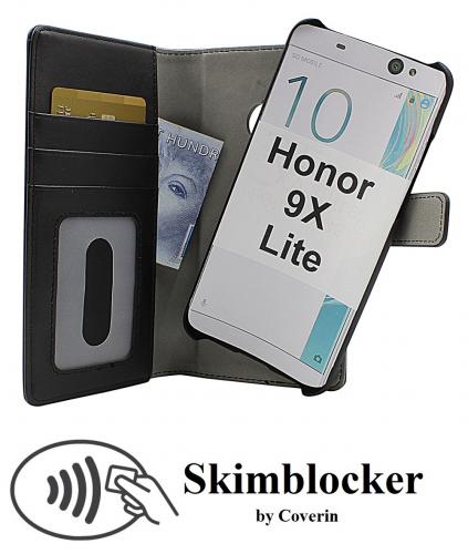 Skimblocker Magnet Wallet Huawei Honor 9X Lite