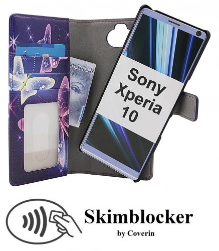 Skimblocker Magnet Designwallet Sony Xperia 10