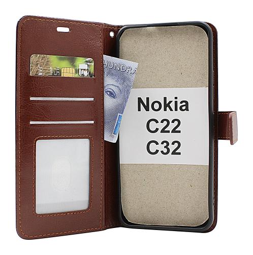 Crazy Horse Wallet Nokia C22 / C32