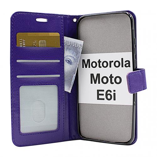 Crazy Horse Wallet Motorola Moto E6i