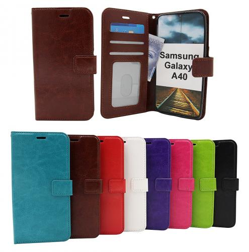 Crazy Horse Wallet Samsung Galaxy A40 (A405FN/DS)