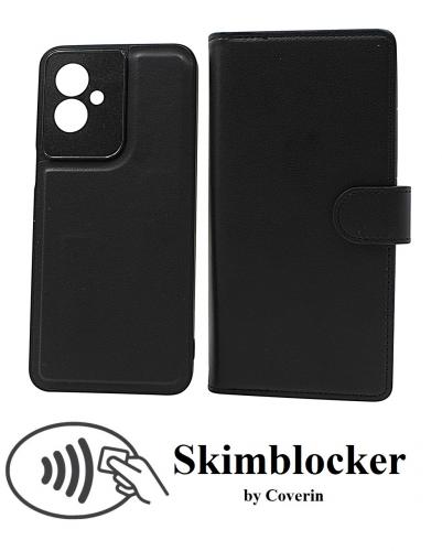 Skimblocker Motorola Moto G55 5G XL Magnet Lommebok Deksel