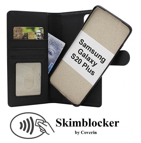 Skimblocker Samsung Galaxy S20 Plus 5G Magnet Lommebok Deksel