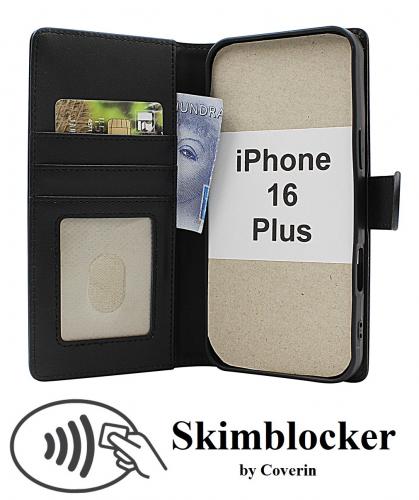 Skimblocker iPhone 16 Plus Lommebok Deksel