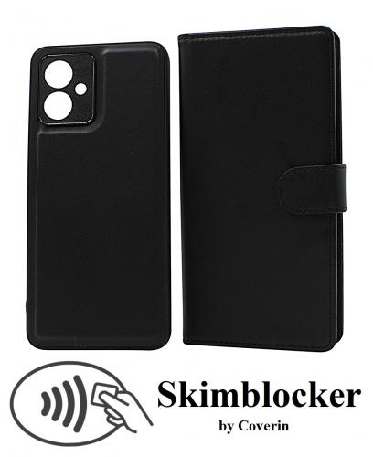 Skimblocker Motorola Moto G54 5G Magnet Lommebok Deksel