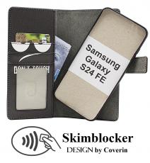 Skimblocker Samsung Galaxy S24 FE Magnet Lommebok Deksel Design