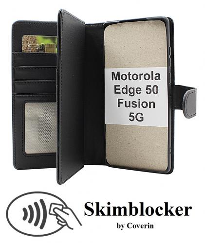 Skimblocker Motorola Edge 50 Fusion 5G XL Lommebok Deksel