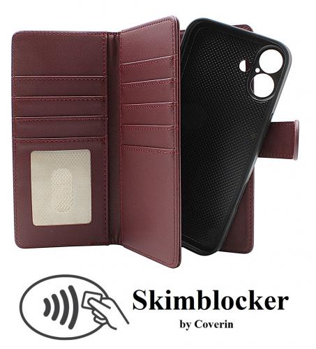 Skimblocker iPhone 16 Plus XL Magnet Lommebok Deksel