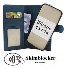 Skimblocker iPhone 13 / 14 Magnet Lommebok Deksel
