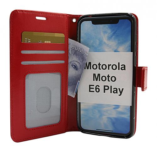 Crazy Horse Wallet Motorola Moto E6 Play