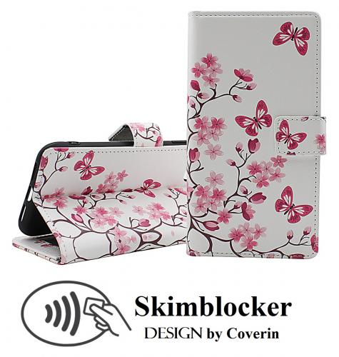 Skimblocker Motorola Moto G55 5G Lommebok Deksel Design