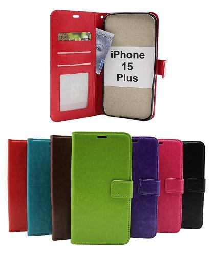 Crazy Horse Wallet iPhone 15 Plus