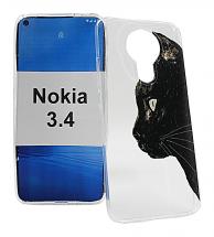 TPU Designdeksel Nokia 3.4