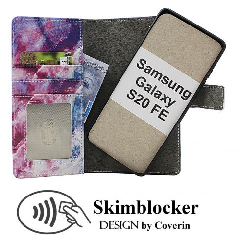 Skimblocker Samsung Galaxy S20 FE / S20 FE 5G Magnet Lommebok Deksel Design