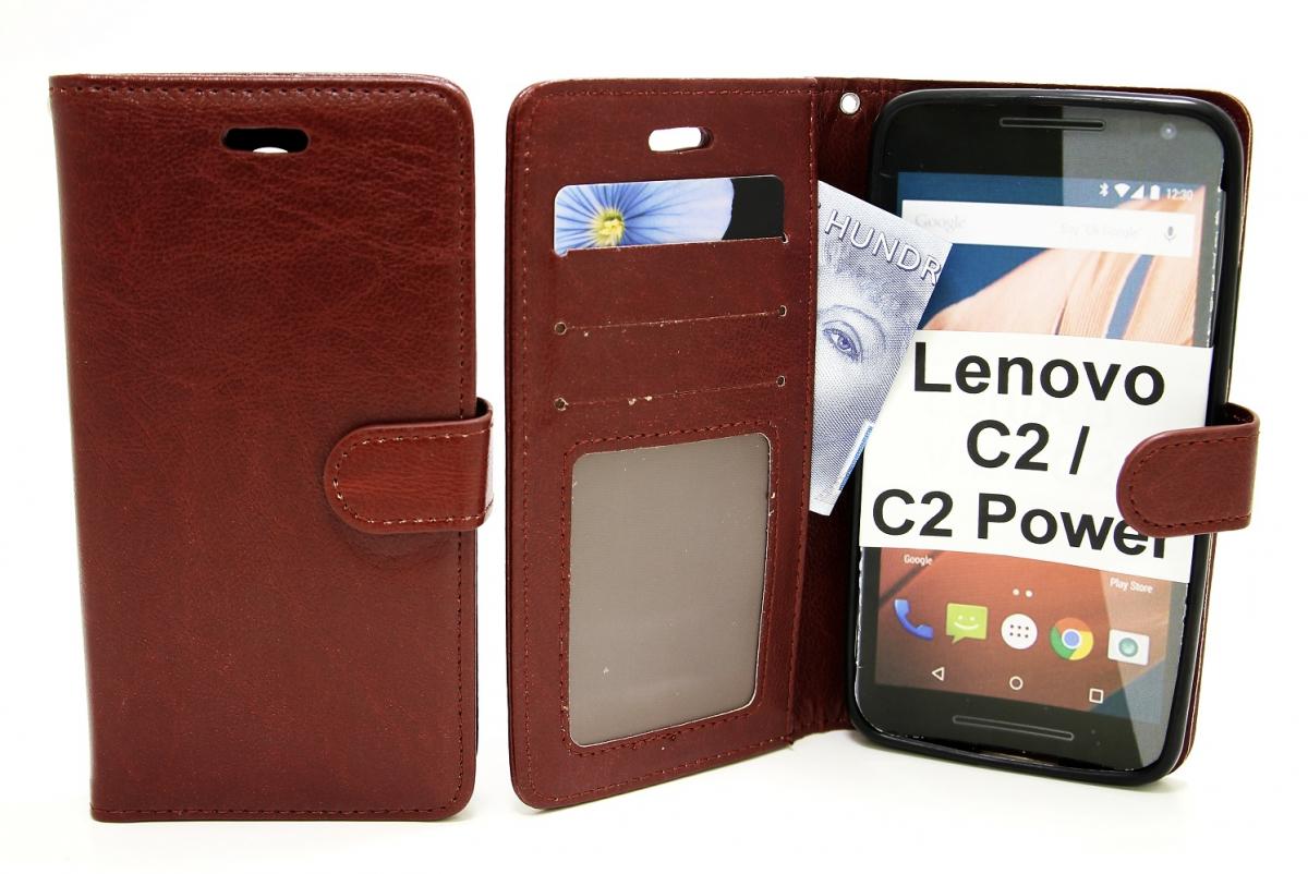 Crazy Horse Wallet Lenovo C2 Power